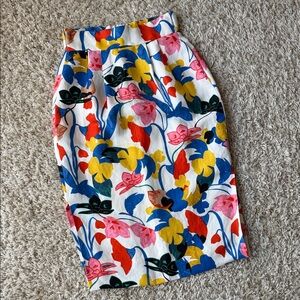 Floral Print Women's Skirt
